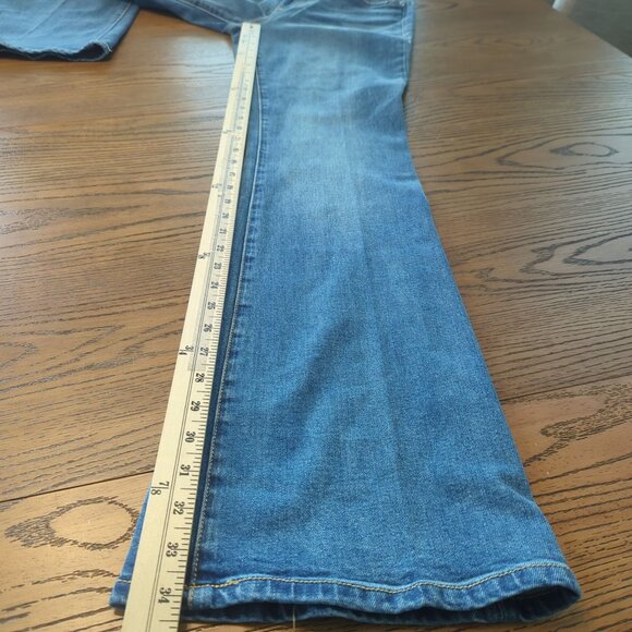 Dear John Rosa Mid-Rise Flare Women's Jeans Size‎ 28 Medium Wash Denim - Picture 14 of 15